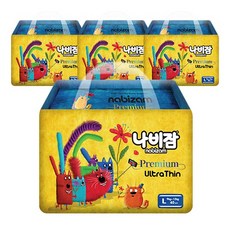 나비잠 울트라씬 밴드형 기저귀 대형 4단계(9~12kg), 216매, 4단계