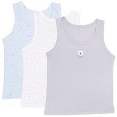 V Underwear) Bare純棉男童款背心 3件入