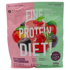 FINE JAPAN Fine Protein 綜合莓果口味粉, 1個, 300g