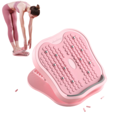 온더템 발목 아킬레스건 다리 종아리 스트레칭보드 발판 기구, 핑크