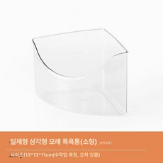 친칠라 목욕 집 투명 아크릴 샌드 박스 햄스터 상자, 1개
