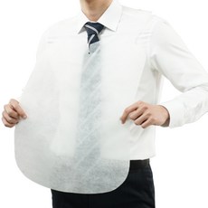 위하우스 일회용 위생 앞치마 화이트 손님 업소용 식당 음식점, 1개