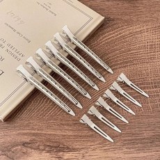 簡約無痕髮夾 髮根固定蓬鬆髮卡, 1個, 銀色