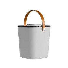 台灣現貨 公司經營 真空米桶 真空儲米箱 真空儲糧桶 防潮防霉防蟲 狗糧儲存桶 貓糧儲存桶, 1個, 13公升 智能儲米箱 手提款 灰色, 灰色 13公升 真空米桶