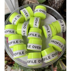 오버그립 미끄럼 방지 테니스 라켓 그립 패들 액세서리 충격 배드민턴 스쿼시 훈련 스웨트밴드 60, Fluorescent yellow