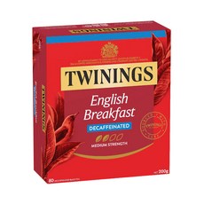 트와이닝 잉글리시 브렉퍼스트 디카페인 티백, 1개, 80개입