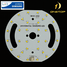 원탑 LED 원형 모듈 15W 삼성칩 PCB 기판 센서등 직부등 매입등 6인치 등 기구 리폼 교체 수리 용, 01.LED모듈 주광색, 주광색, 1개