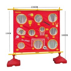 물풍선 판 과녁 공 게임 운동장 던지기 축제 운동회 보드, 스포츠+대형공 6개+중형공 6개+소형공 12개, 1개