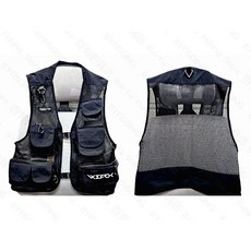 WEFOX 多口袋網布釣魚背心, M