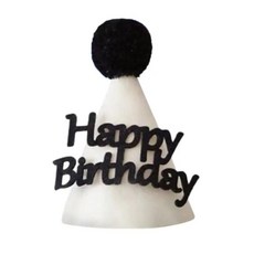 귀여운 생일 축하 머리 장식 리본 콘 헤드밴드 케이크 왕관 모자 사진 소품 파티, 1개, 2. 6