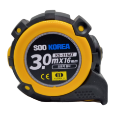 수코리아 오토락 줄자 3m 5m 7.5m 10m, 오토락줄자 3m x 16mm, 1개