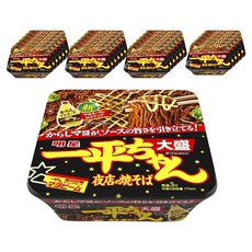 明星食品 日清製麵王 夜市日式炒麵 加量碗, 24入