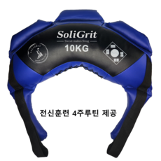 솔리그릿 전신 심폐근력운동 불가리안백 무소음 홈트기구, 10kg, 블루