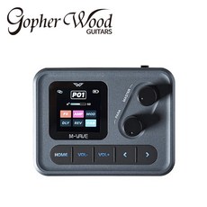 고퍼우드 M-VAVE Pocket Amp 초소형 휴대용 멀티 이펙터, 1개, BLACK