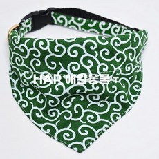 진돗개하네스 시바견하네스 스타일 강아지 목줄 가슴줄 목줄 레드 S, C. 당풀 그린 칼라