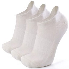 Busy Socks 메리노 울 압박 서포트 발목 러닝 하이킹 양말 남성용 여성용 부드럽고 두꺼운 쿠션 탭 양말 3/6켤레 네이비 3쌍