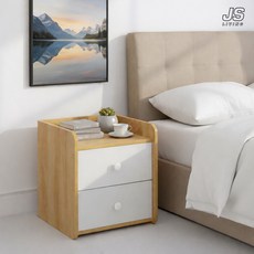 JS리빙 2단 침대 협탁 서랍장 다용도 서랍 진열대 인테리어 보조 티테이블 원목 거실 사이드 테이블 침실 베드 선반 소파 미니 정리대 URO#WG056036_SKLDFJE, 1개, 상세참고