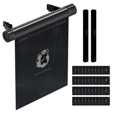 믿추 헤드레스트 차량용쓰레기통 휴지통 리필봉투, 뒷좌석 쓰레기통+리필봉투40매(2롤), 1세트