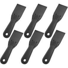 스크래퍼 퍼티 나이프 껌칼 6PCS 플라스틱 2인치 필러 블랙 플렉시블 페인트 스크레이퍼 도구 수리 스패클링 패치용 벽 액세서리 주걱, 스크래퍼 퍼티 나이프 껌칼 6PCS 플라스틱 2인치 필