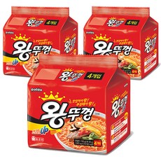 팔도 왕뚜껑 봉지라면 130g 12개 (4입x3개)