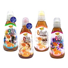 蜂王世家 Royal Bee 台灣蜂蜜隨身瓶綜合組 360g四瓶入 SGS檢驗 國際零添加認證 四種風味, 1套, 1.44kg