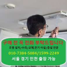 LED 조명 전등 출장 설치 시공 기사 서울 경기 인천 전지역 거실등 방등 주방등 욕실등, 1개