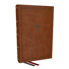 (영문도서)KJV Personal Size Large Print End-Of-Verse Reference Bible Brown Leathe... Imitation Leather, Thomas Nelson, English, 9781400347865