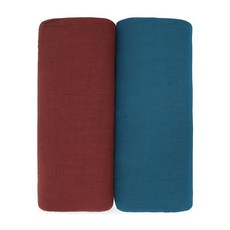 Comfy Cubs 모슬린 포대기 담요 1개 팩 - 118.9 x 119.4cm47 47인치 부드러운 면 아기 세트 신생아를 위한 대형 다용도 랩 자가 진정 삼나무 15862, Wine and Neptune