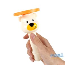 小熊造型 彈射飛盤 飛行器, 1個