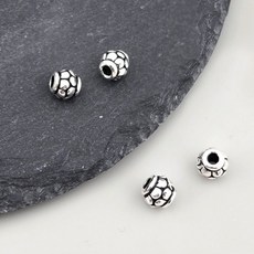 비즈톡 [SVP-07-14]순은펜던트 실버925 연꽃항아리론델 5mm (내경1.5mm) 실버론델