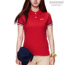 [구김스(GOOGIMS)] [구김스] 0130 플라이 쿨-리치 피케 반팔 티셔츠