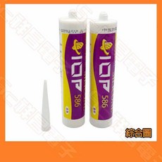 IOP 586 中性防霉矽利康 透明, 1個