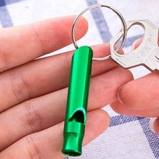 호신용 호루라기 휴대용 호각 열쇠고리휘슬 랜덤색상, 랜덤, 1개
