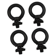 스테인리스 스틸 차량용 액세서리 루프랙 T 볼트 4개 세트 로프 고정용 앵커, 검은색