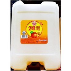 사과식초 2배 사과식초(오뚜기 18L), 18L