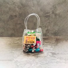 PVC 쇼핑백 투명가방 구디백 답례품 선물포장 13x15x7, PVC투명쇼핑백-13x15x7, PVC투명쇼핑백_13x15x7