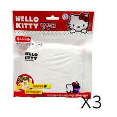 키티방한대 주니어 3개 어린이마스크 유아용마스크 면마스크 키티마스크 마스크