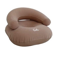 [ 1209702 ] 컴포트 축 실내/실외 공기 주입식 라운지 의자 어린이 방 캠핑 또는 가정용 아동용 디자인 카푸치노 색상 크기 59.7cm x 40.6cm (23.