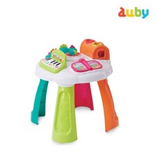 AUBY 월드 러닝 테이블 블럭놀이 피아노 공놀이, 1개