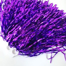 학교 폼폼 치어리더 응원수술 고리형 퍼플 응원도구, 본상품