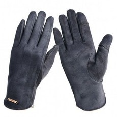 터치글로브 스마트폰장갑 여성용 스웨이드 보온 장갑 핑거홀, 없음