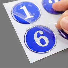 모르닉상점 번호판 테이블넘버, 빨강(1~50)