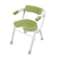 환자용 접이식 경량 목욕의자 어르신 목욕용 높이조절 샤워의자 노인 장기요양 복지용구 실버용품 요양등급 어르신용품, 1개, 그린, 노인장기요양등급 할인구매(본인부담금 9%)