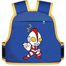 兒童機車安全帶 機車背帶兒童 機車安全背帶 電動車兒童安全背帶 透氣安全防摔綁帶, 奧特曼-口袋款