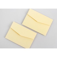 소량 180g 더 두꺼운 컬러봉투 청첩장 초대장 4x6엽서용-10매, 1. 라이트옐로우, 10매