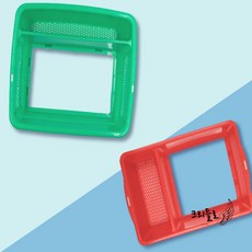 국내산 다슬기 채집통 올갱이 수경 계곡 바다 조개 물놀이 바구니, 국산 다슬기수경(컬러랜덤 중형)