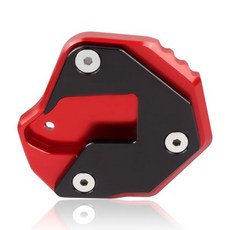 호환 보조 발판 확장 클립 사이드 스탠드 스즈키 하야부사 GSX1300R 킥 GSX-R 1300 2007-2021 오토바이 풋 패드 플레이트, Red-no logo, 1개