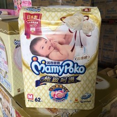 滿意寶寶白金級極緻呵護M 62片, 1個, (白金級) M62片/每袋