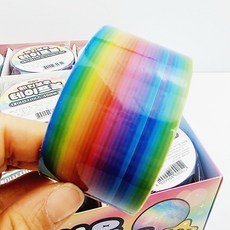 레인보우 테이프볼 테이프공 만들기 4.6cm X 5m, 1개