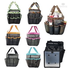 샤워가방 목욕가방 매쉬 사우나 물빠지는목욕가방 뷰레이터닷컴 시그니처 목욕탕, 블루(스트라이프)